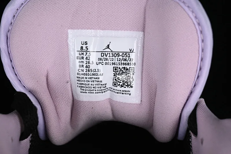 All categories Air Jordan Jordan series basketball shoes Air Jordan 1 Low Z version Air Jordan 1 Low "Iced Lilac" AJ1 Joe 1 ice lilac low-top cultural casual sneakers DV1309-051